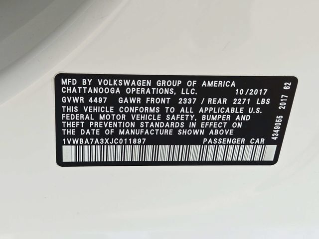 Used 2018 Volkswagen Passat 2.0T SE FWD image 35