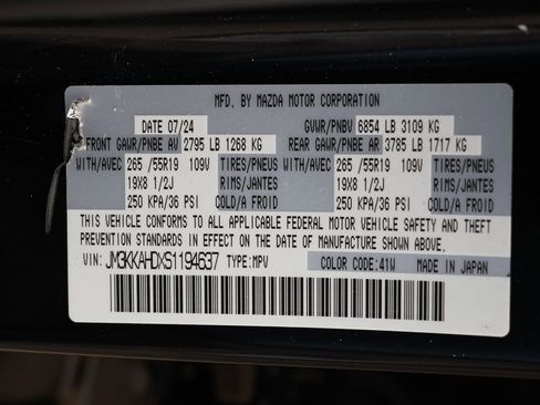 Used 2025 MAZDA CX-90 3.3 Turbo w/ Select Package AWD/4WD image 36