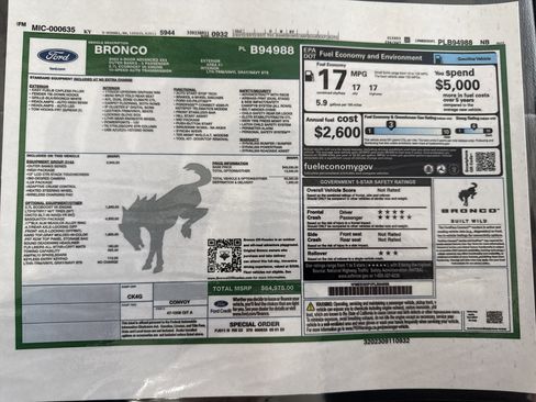 Used 2023 Ford Bronco Outer Banks w/ Sasquatch Package image 2