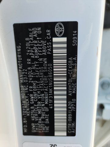 Used 2022 Toyota Camry XLE w/ Cold Weather Package FWD image 21