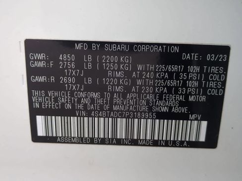 Used 2023 Subaru Outback Premium AWD/4WD image 33