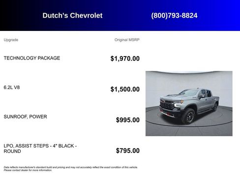 Used 2024 Chevrolet Silverado 1500 ZR2 w/ Technology Package AWD/4WD image 6