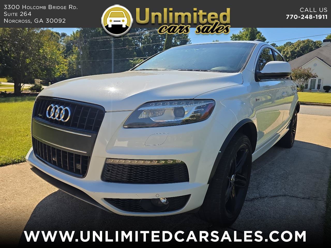 Used 2014 Audi Q7 3.0T S line Prestige w/ Technology Package AWD/4WD image 1