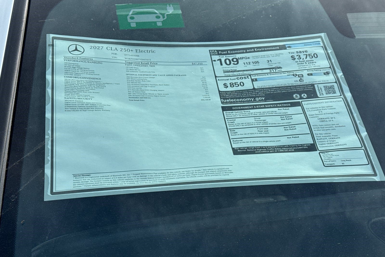 New 2027 Mercedes-Benz CLA 250+ image 28