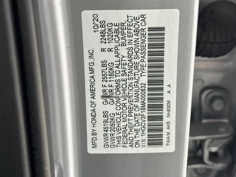 Used 2021 Honda Accord Hybrid image 21