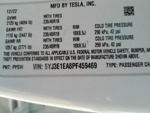 Used 2023 Tesla Model 3 Standard Range RWD image 50
