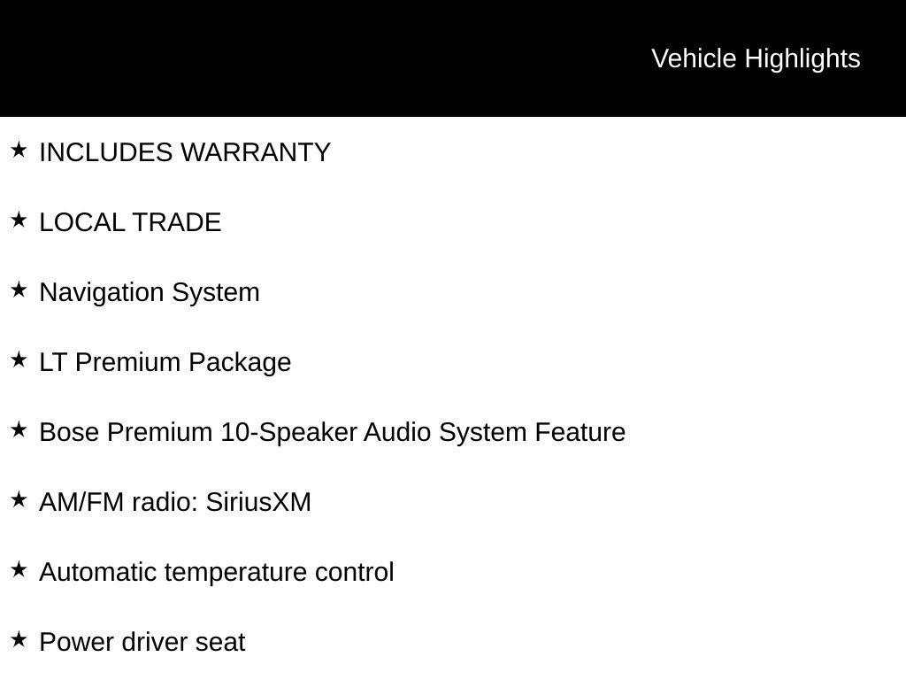Used 2019 Chevrolet Traverse LT w/ LT Premium Package FWD 360° Tour