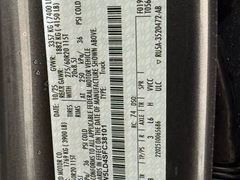 New 2025 Ford F150 Lariat w/ Equipment Group 501A Mid AWD/4WD image 50
