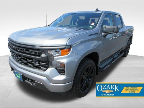 Certified 2026 Chevrolet Silverado 1500 Custom w/ Turbomax Blackout Package AWD/4WD image 1
