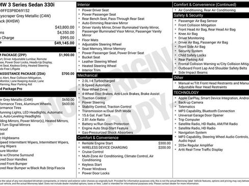 Used 2023 BMW 330i Sedan w/ Premium Package RWD image 6