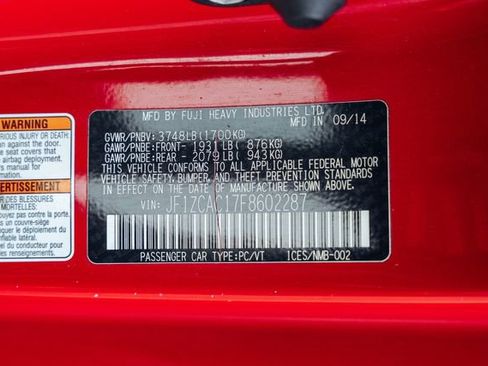 Used 2015 Subaru BRZ Limited image 66