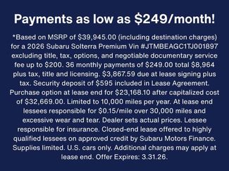 New 2026 Subaru Solterra Limited XT video 1