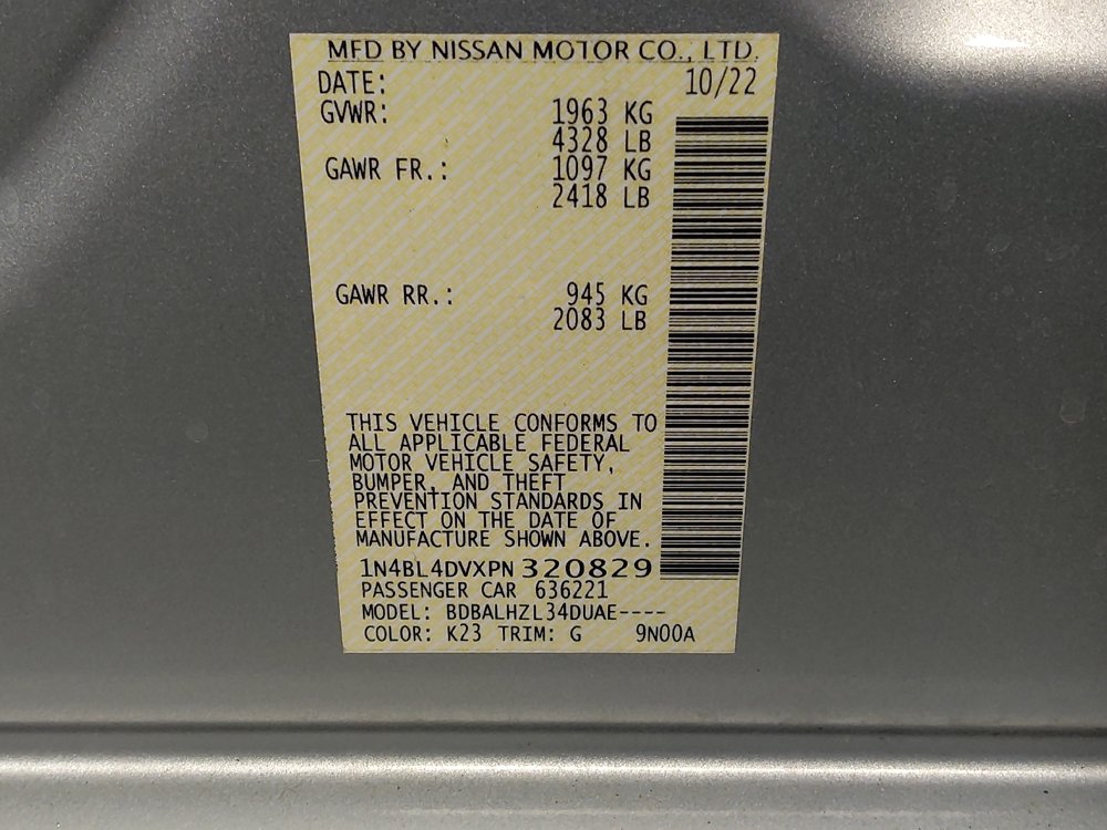 Used 2023 Nissan Altima 2.5 SV w/ SV Premium Package FWD image 33