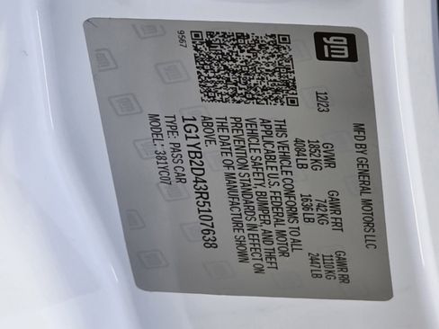 Used 2024 Chevrolet Corvette Stingray Preferred Cpe w/ Z51 Performance Package image 48