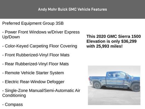 Used 2020 GMC Sierra 1500 Elevation AWD/4WD image 12