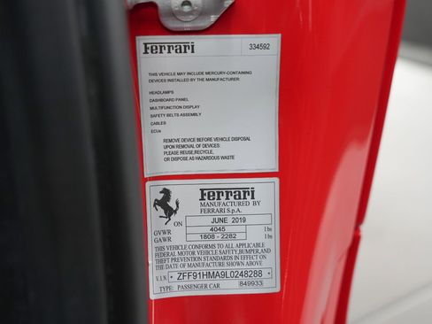 Used 2020 Ferrari 488 Pista Spider image 61