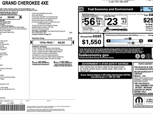 Used 2023 Jeep Grand Cherokee 4WD 4xe image 5
