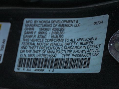 Used 2024 Honda Civic EX-L image 28