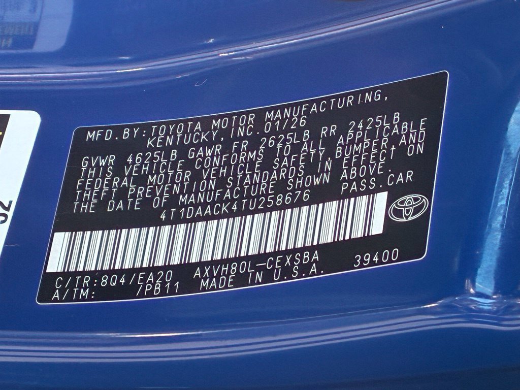 Used 2026 Toyota Camry SE FWD image 33
