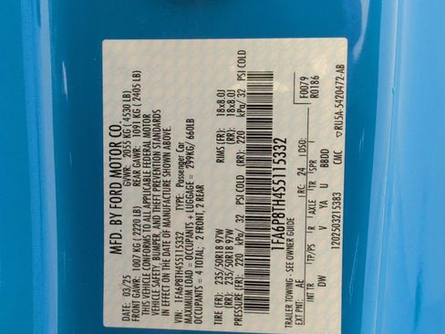 Used 2025 Ford Mustang Coupe RWD image 41