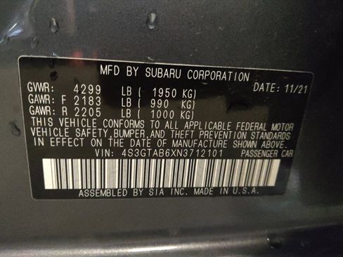 Used 2022 Subaru Impreza 2.0i AWD/4WD image 33