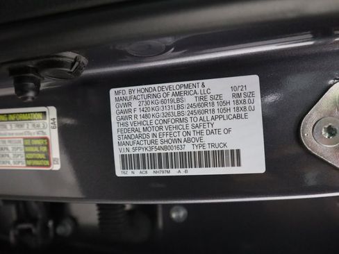 Used 2022 Honda Ridgeline RTL image 34