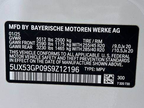Used 2025 BMW X3 xDrive30i w/ M Sport Package AWD/4WD image 37