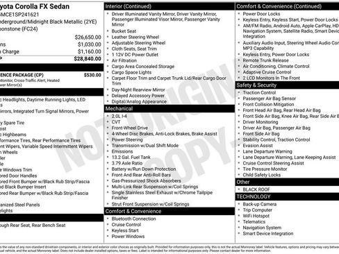 Used 2025 Toyota Corolla FX w/ Convenience Package FWD image 29