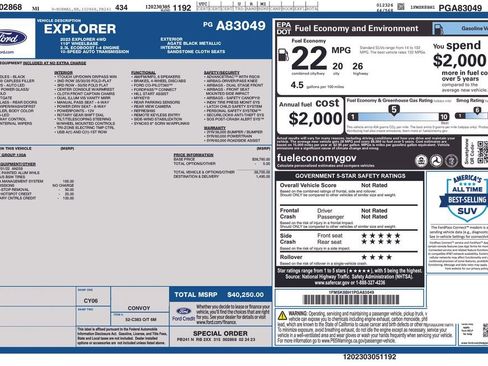 Used 2023 Ford Explorer 4WD image 33