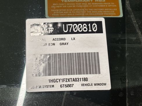 Used 2026 Honda Accord LX image 4