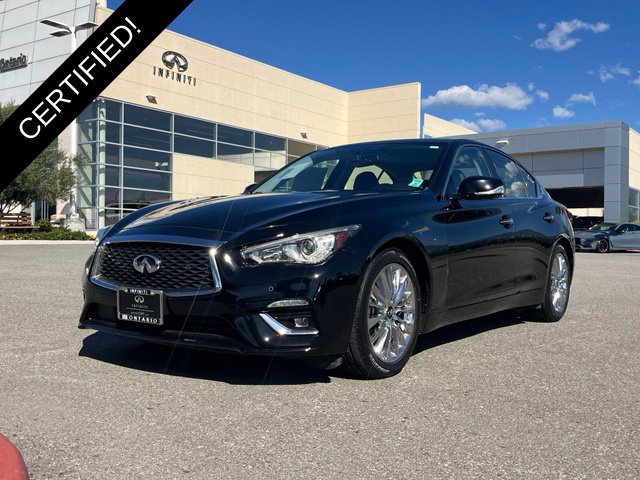 Certified 2023 INFINITI Q50 Luxe w/ Cargo Package RWD image 1