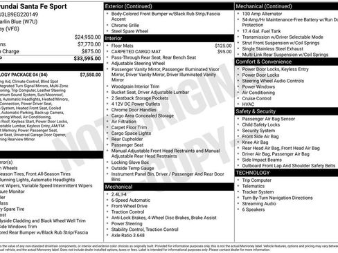 Used 2014 Hyundai Santa Fe Sport w/ Technology Package 04 FWD image 33