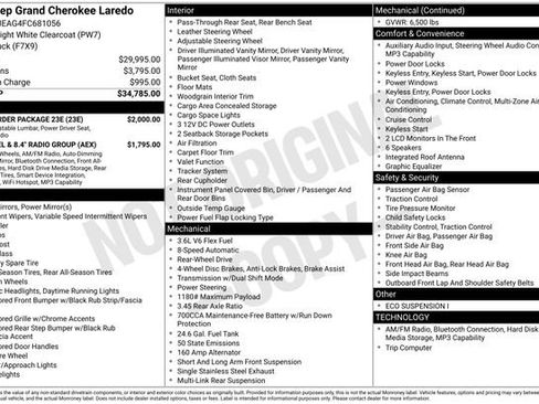 Used 2015 Jeep Grand Cherokee Laredo w/ Quick Order Package 23E image 27