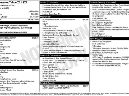 Certified 2022 Chevrolet Tahoe Z71 AWD/4WD image 43