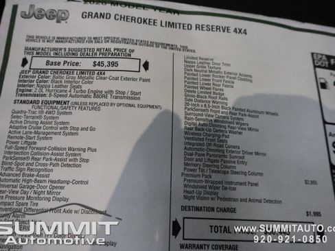 New 2026 Jeep Grand Cherokee Limited image 70