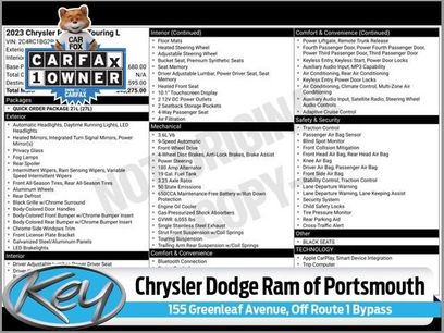 Used 2023 Chrysler Pacifica Touring-L