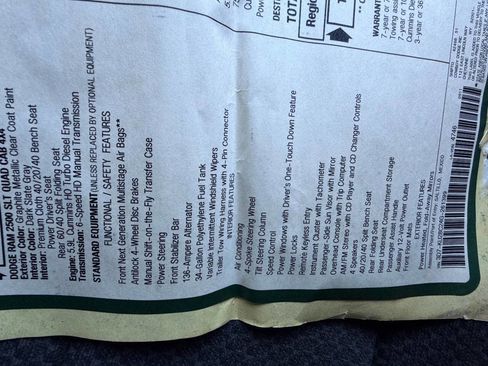 Used 2004 Dodge Ram 2500 Truck SLT w/ Trailer Tow Group image 22