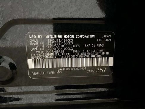 Used 2024 Mitsubishi Outlander Sport SE AWD/4WD image 85