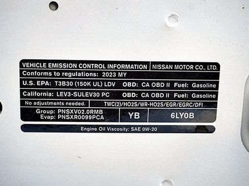 Used 2023 Nissan Sentra SV w/ All-Weather Package FWD image 33