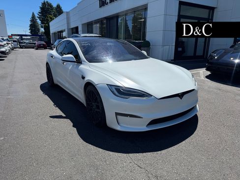Used 2021 Tesla Model S Long Range AWD/4WD image 1