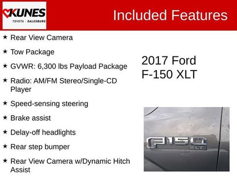 Used 2017 Ford F150 XLT AWD/4WD image 2