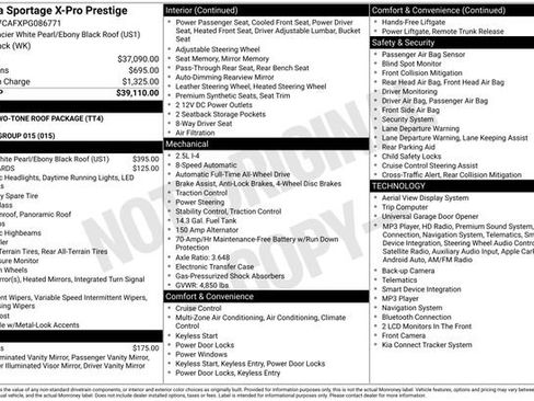 Used 2023 Kia Sportage X-Pro Prestige AWD/4WD image 52