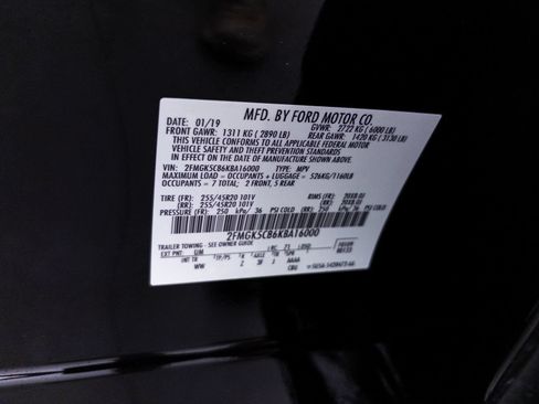 Used 2019 Ford Flex SEL w/ Equipment Group 202A FWD image 41