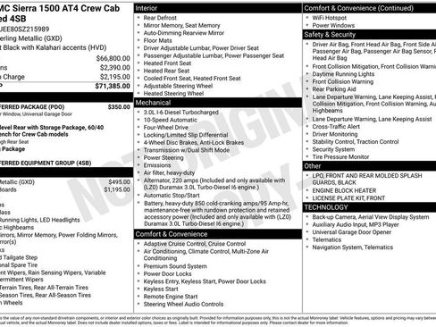 Used 2025 GMC Sierra 1500 AT4 w/ AT4 Preferred Package image 9