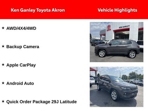 Used 2024 Jeep Compass Latitude AWD/4WD image 2