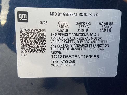 Certified 2022 Chevrolet Malibu LT image 33