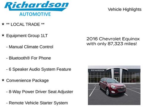 Used 2016 Chevrolet Equinox LT w/ Convenience Package AWD/4WD image 12