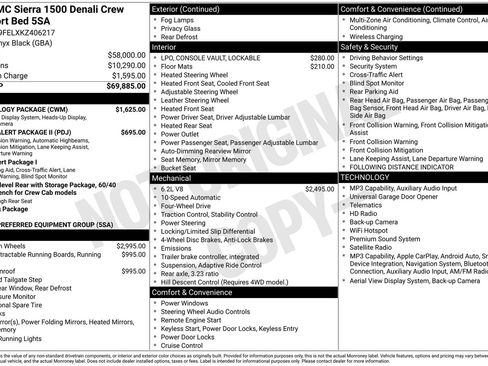 Used 2019 GMC Sierra 1500 Denali w/ Technology Package AWD/4WD image 4