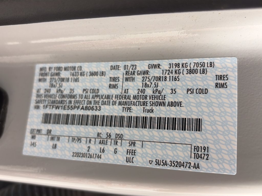 Certified 2023 Ford F150 Tremor AWD/4WD image 9