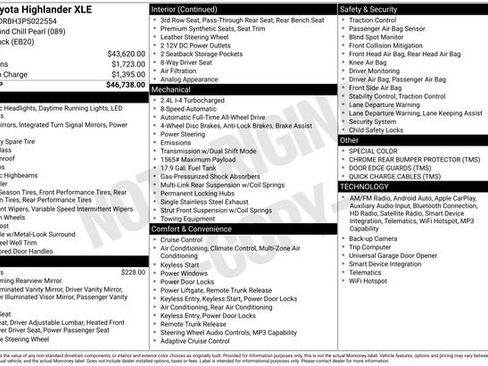 Used 2023 Toyota Highlander XLE image 36